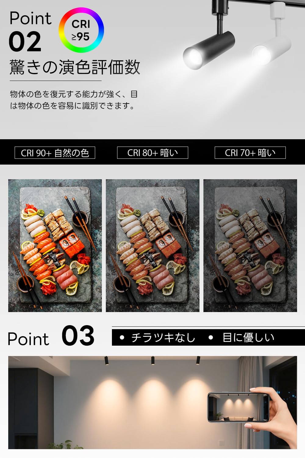 SPAHER ライティングレール用スポットライト 6個セット SPAHER ライティングレール用スポットライト LED 6個セット 白 Amazon